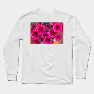 Pot of Petunias, June 2020 Long Sleeve T-Shirt